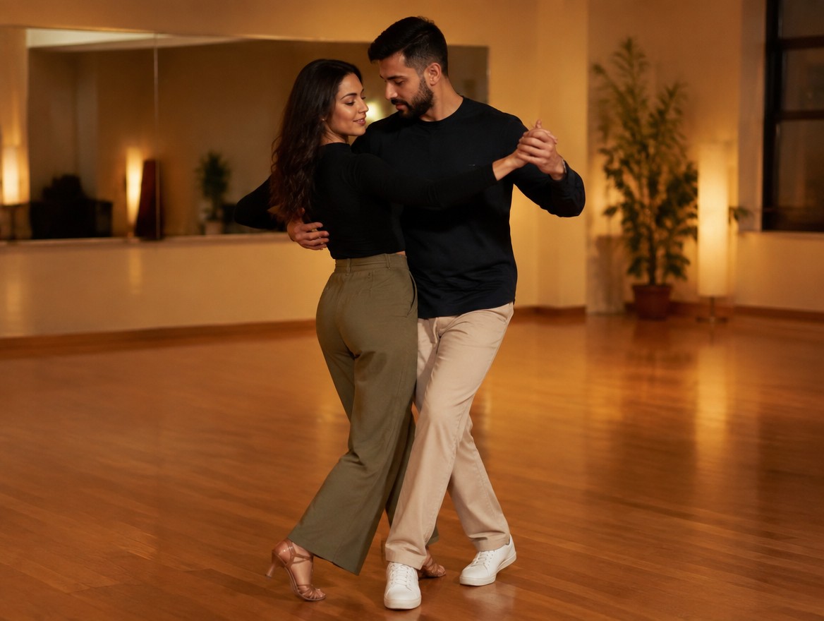Bachata çalışmasından bir kare