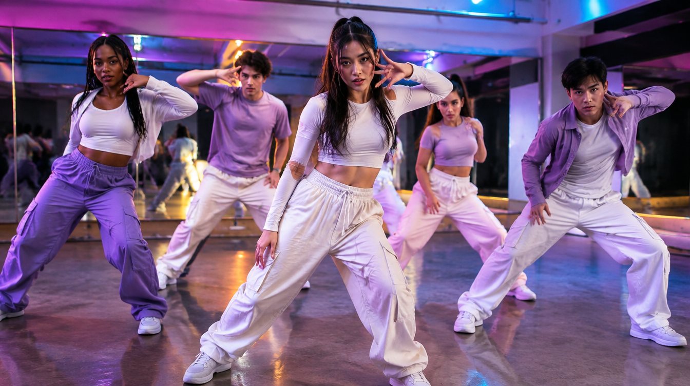 K-Pop çalışmasından bir kare